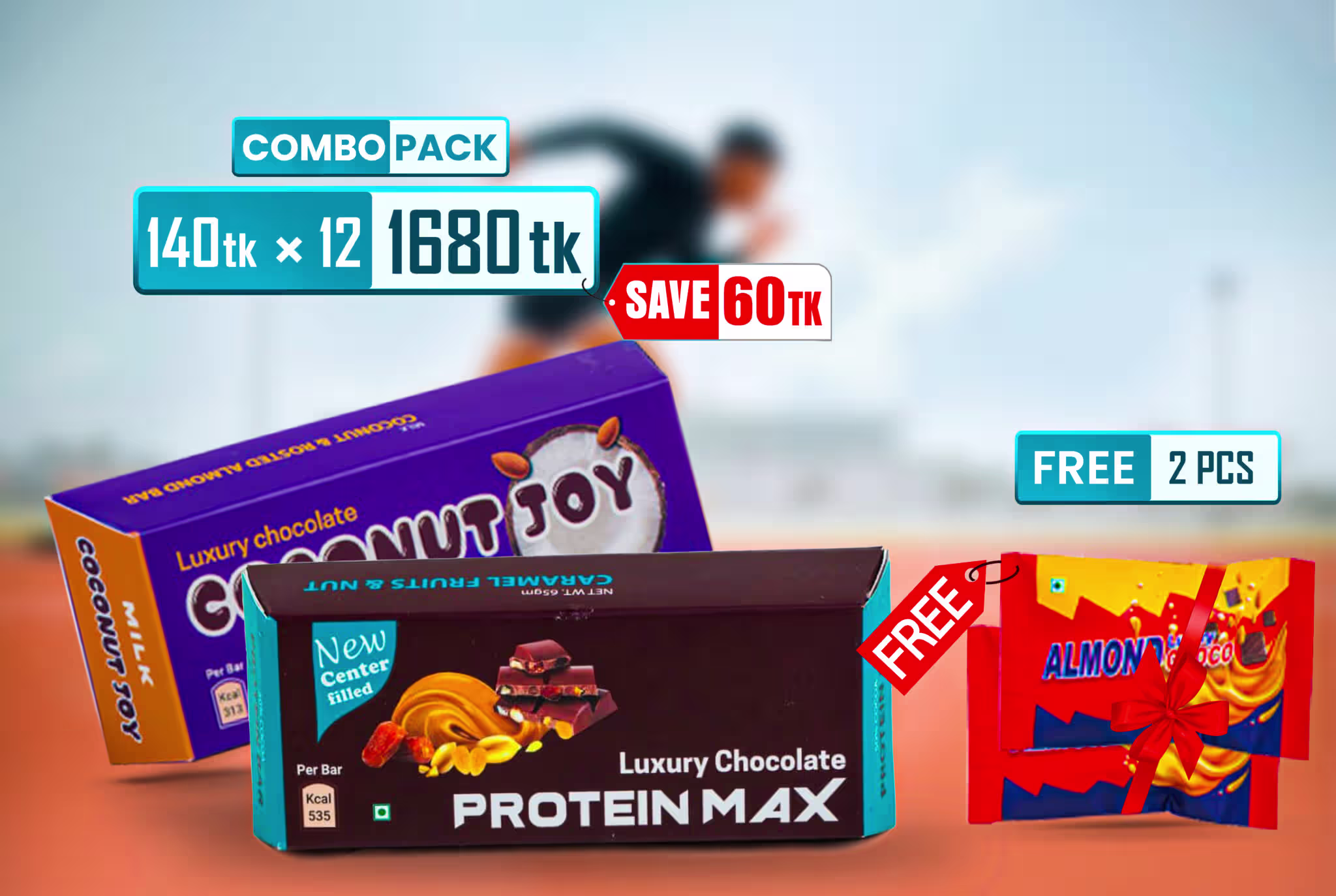 02-3-2048x1373 Protein Max Caramel Fruits & Nut- 6Pcs + Coconut Joy Milk-6Pcs - Image 1