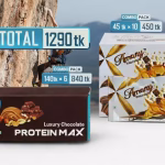 Protein Max ক্যারামে ফ্রুটস এন্ড নাট-6 Pcs+Protein ব্লাস্ট রেগুলার-10 Pcs